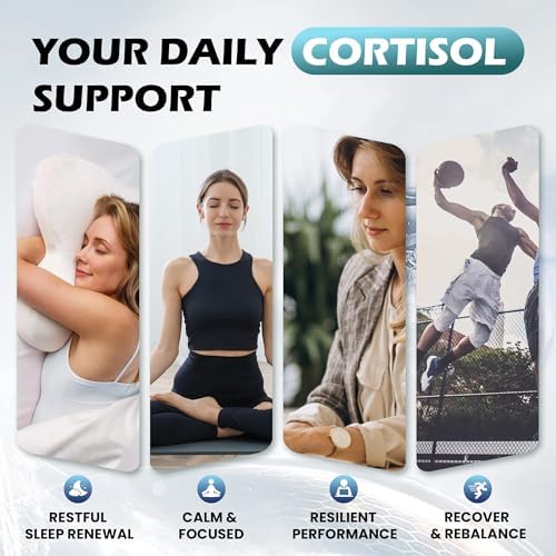 Suplementos de Cortisol para Mujeres y Hombres, Gotas 18 en 1 para Estrés y Ánimo con Magnesio 480mg, GABA, Ashwagandha, L-Teanina y - imagen 3