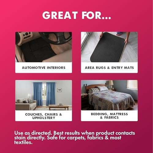 RemoovABull Quitamanchas para Alfombras y Tapicería – Limpiador Rápido y Potente para Aceite, Grasa, Suciedad, Café, Orina y Más – Ideal para - imagen 6