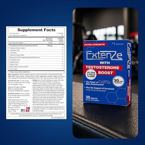 ExtenZe Aumento de Testosterona 30 cápsulas - imagen 8