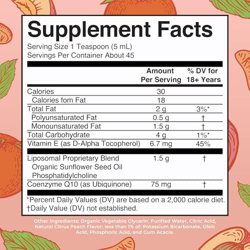 Suplemento Líquido Liposomal CoQ10 de MARYRUTH'S | 75mg de Coenzima Q10 para la Salud Cardiaca y Soporte Inmunológico | Vegano | No GMO | 45 Porciones - imagen 2