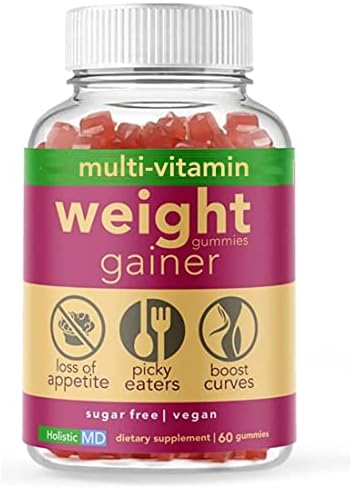 Gomitas Holistic MD Gainer para Mujeres, Hombres, Ancianos y Niños | Ingredientes Clínicamente Estudiados | 10 en 1 con L-Lisina, Raíz de Genciana y - imagen 1