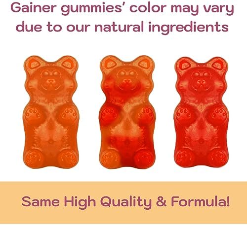 Gomitas Holistic MD Gainer para Mujeres, Hombres, Ancianos y Niños | Ingredientes Clínicamente Estudiados | 10 en 1 con L-Lisina, Raíz de Genciana y - imagen 7