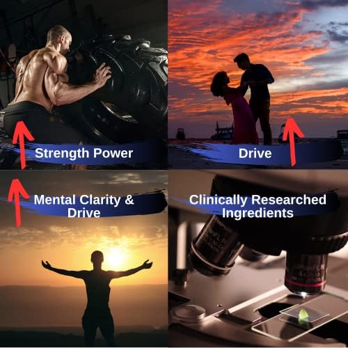 Aumento de Testosterona 180ct - Mejora de Energía y Fuerza - 2x1 Recomendado por Farmacéuticos - Research Labs - Saw Palmetto, Tribulus, Tongkat Ali, - imagen 2