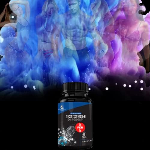 Aumento de Testosterona 180ct - Mejora de Energía y Fuerza - 2x1 Recomendado por Farmacéuticos - Research Labs - Saw Palmetto, Tribulus, Tongkat Ali, - imagen 4