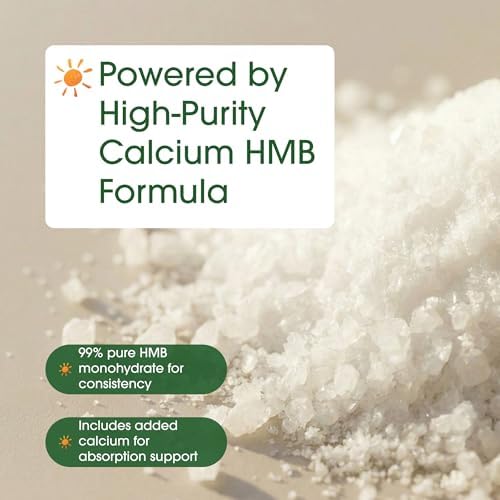NatureBell HMB 3,000mg - 300 Cápsulas - Suplemento Triple Fuerza para Apoyo de Masa Muscular Magra - Ayuda Contra la Descomposición Muscular en - imagen 6