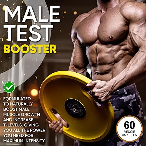 Suplemento Aumentador de Testosterona Alpha para Hombres - Pastillas para Aumento de Tamaño, Energía, Fuerza, Resistencia y Rendimiento Masculino - imagen 3