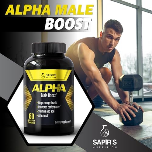Suplemento Aumentador de Testosterona Alpha para Hombres - Pastillas para Aumento de Tamaño, Energía, Fuerza, Resistencia y Rendimiento Masculino - imagen 5