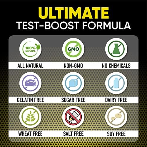 Suplemento Aumentador de Testosterona Alpha para Hombres - Pastillas para Aumento de Tamaño, Energía, Fuerza, Resistencia y Rendimiento Masculino - imagen 7