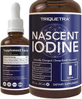 Suplemento de Yodo Nascent 400 Porciones, Botella de Vidrio, Vegano, 1800 mcg - 600 mcg por Gota - Puro, Color Claro - Apoya la Salud de la Tiroides, - imagen 1