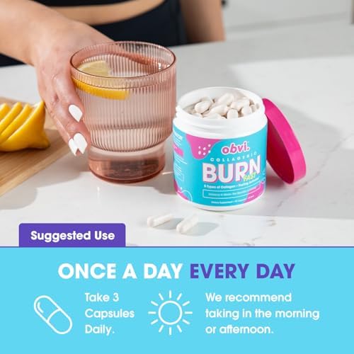 Obvi Multi Collagen Burn Fast | Péptidos de Colágeno Hidrolizado Tipos I, II, III, V, X | Keto y Sin Gluten | 30 Porciones - imagen 6