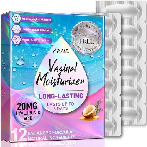 Suplementos Hídricos Vaginales ARME 20MG con Ácido Hialurónico y Aceite de Coco, 72 Horas para Sequedad Vaginal, Sin Hormonas, 1 Mes (12 Supositorios) - imagen 1