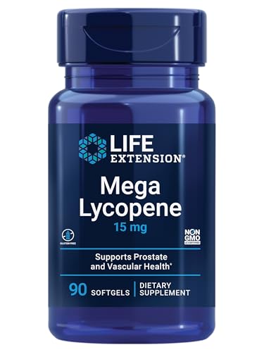 Life Extension Mega Lycopene, Salud Prostática y Arterial, Defensa Antioxidante, Libre de Gluten, No OGM, 90 cápsulas blandas - imagen 5