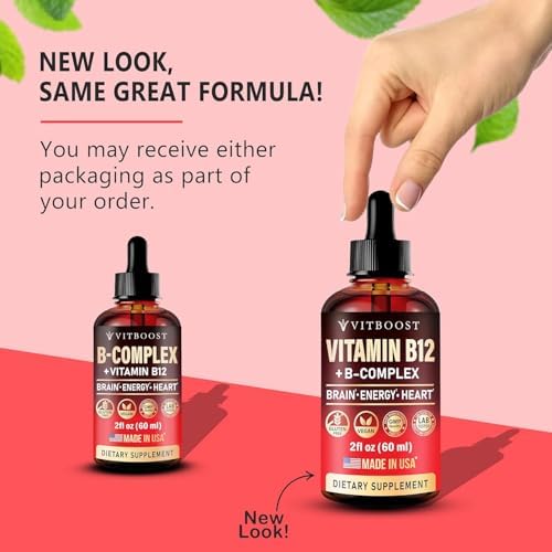 Vitamina B12 Vegana con Complejo B 20 mg - Fórmula Extra Fuerte para Hombres y Mujeres - Gotas Líquidas de Frambuesa | Hecho en EE. UU., B1, B2, B3, - imagen 2