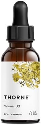 THORNE - Suplemento Líquido de Vitamina D3 Vegana con Dispensador - 4,000 IU - 1 Fl Oz - 30 Porciones - Apoya Huesos, Dientes, Músculos y Función - imagen 1