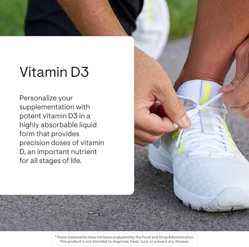 THORNE - Suplemento Líquido de Vitamina D3 Vegana con Dispensador - 4,000 IU - 1 Fl Oz - 30 Porciones - Apoya Huesos, Dientes, Músculos y Función - imagen 3