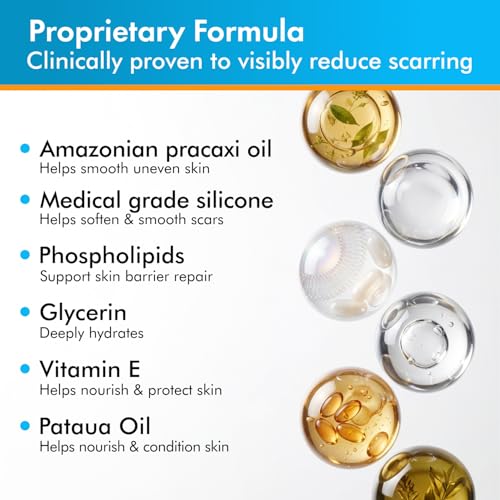 Gel para Cicatrices Serica (30ml), Fórmula Avanzada de Silicona, Ayuda a Lograr una Piel Más Suave Después de Cirugías, Cortes, Quemaduras o Acné, No - imagen 4