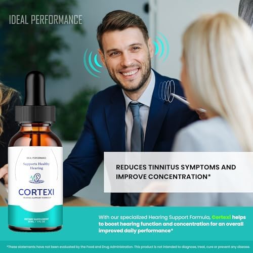 Cortexi Gotas para Alivio de Tinnitus - Suplemento Líquido para oídos, Máxima Potencia, Soporte Auditivo, 1 Paquete - imagen 6