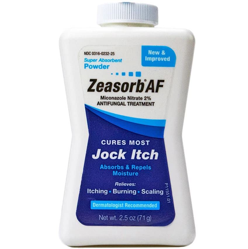 Polvo Antifúngico Zeasorb para Picazón en la ingle, 2.5 Oz (Paquete de 3) - imagen 4