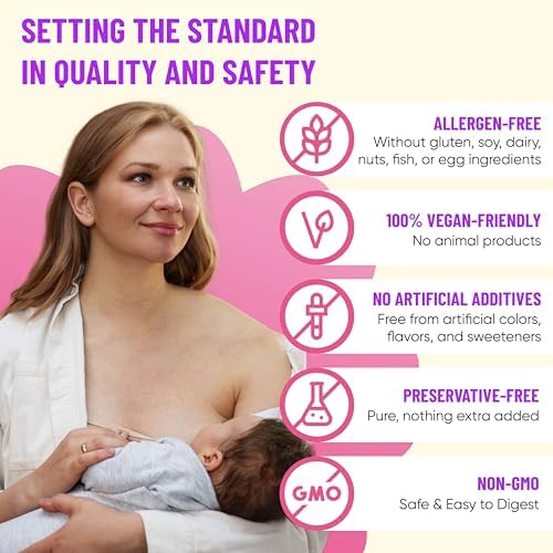Cápsulas Orgánicas de Rue de Cabra de Mama's Select para Aumento de Leche Materna – Suplemento Vegano, Sin Gluten y No Transgénico – Apoyo Seguro y - imagen 3