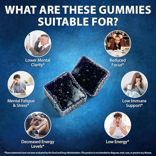 Gomitas de Azul de Metileno HJFRONGF - Sin Gluten y No OGM - Formato Fácil de Consumir - imagen 7
