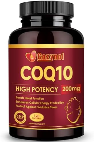 CoQ10 200mg Softgels con PQQ y Omega 3, Máxima Absorción de Coenzima Q10, Antioxidante Potente para la Salud del Corazón y Energía, 120 Cápsulas, - imagen 1