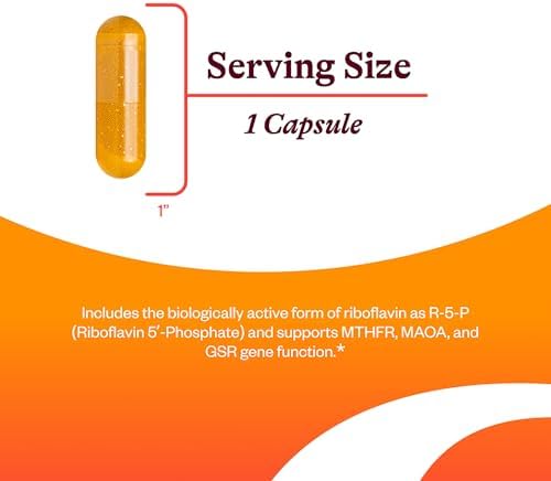 Suplemento de Riboflavina - Vitamina B2 de Seeking Health para Apoyo a la Metilación - Metabolismo de Homocisteína con Ingredientes Antioxidantes - - imagen 3