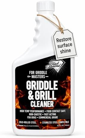 Limpiador para Plancha y Parrilla Black Diamond Stoneworks – Seguro para Contacto con Alimentos, Sin Olores, Sin Residuos, 32 fl oz - imagen 1