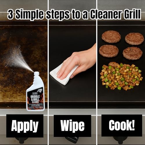Limpiador para Plancha y Parrilla Black Diamond Stoneworks – Seguro para Contacto con Alimentos, Sin Olores, Sin Residuos, 32 fl oz - imagen 4