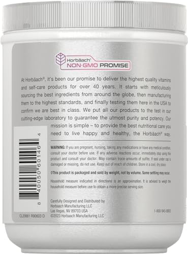 Horbäach Rejuvenador de Piel con Verisol 10.58 oz | Polvo de Péptidos de Colágeno Bioactivo | Tipos I y III | Suplemento Sin GMO y Sin Gluten - imagen 3