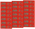 Papel de fumar Job Orange 1 1/4, 24 piezas, de combustión lenta para tabaco y cigarros - imagen 1