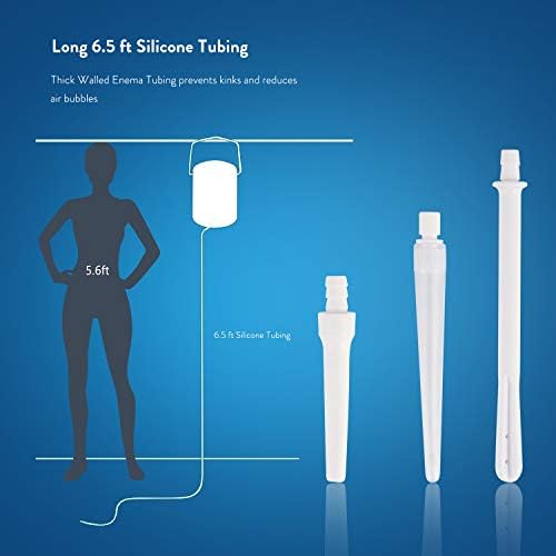 Kit de Enema de Café Smokitcen con Cubeta de Acero Inoxidable de 1.8 Cuartos para Limpieza y Desintoxicación - imagen 7