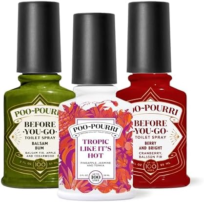 Set de 2 Onzas Poo-Pourri Tropic Like It's Hot, Berry & Bright y Balsam Bum - imagen 1