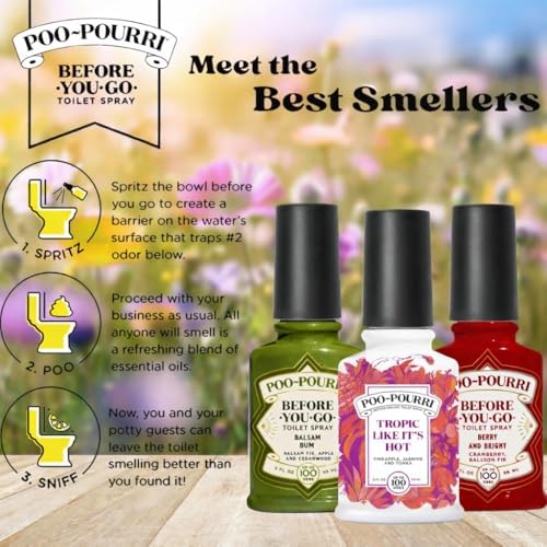 Set de 2 Onzas Poo-Pourri Tropic Like It's Hot, Berry & Bright y Balsam Bum - imagen 3
