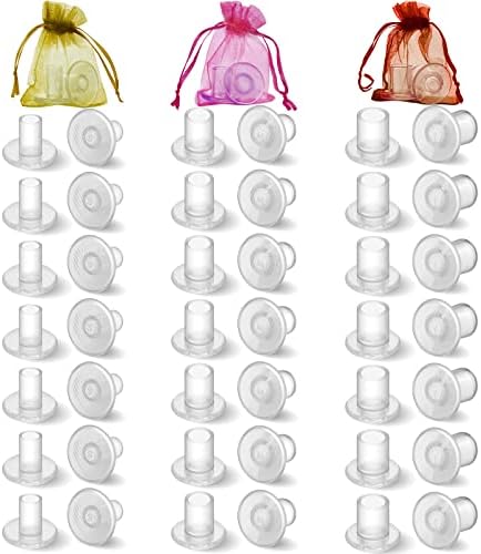Protectores de Tacones para Césped KFPPLXQ, 21 Pares, 4 Tamaños, Transparente - imagen 1