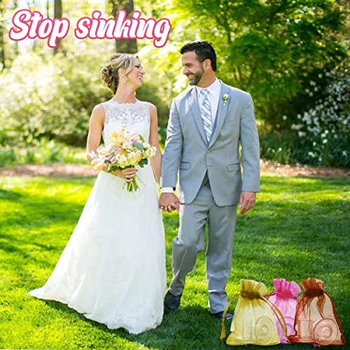 Protectores de Tacones para Césped KFPPLXQ, 21 Pares, 4 Tamaños, Transparente - imagen 4