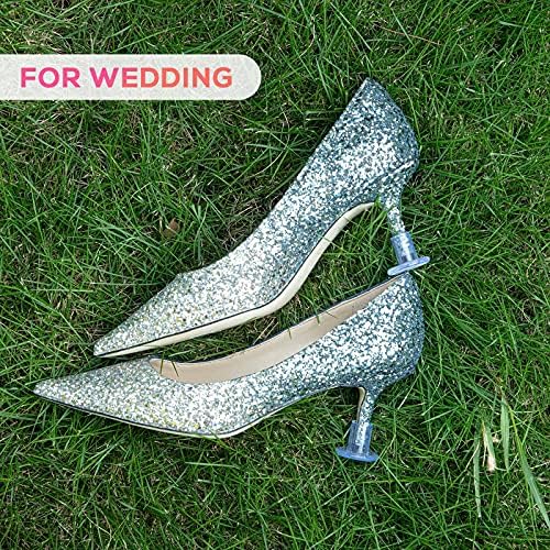 Protectores de Tacones para Césped KFPPLXQ, 21 Pares, 4 Tamaños, Transparente - imagen 6