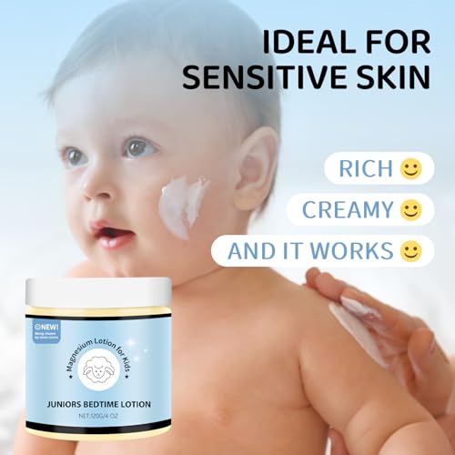 Loción de Magnesio 2026 para Niños - Loción Orgánica para Bebés - Alivio Calmante y Relajación - Crema Tópica de Magnesio para Calmar a los Niños en - imagen 2
