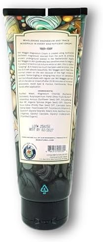 Crema de Magnesio Tópica Mo’ Maggie | Alta Concentración de Magnesio Zechstein | Aceites Orgánicos y Manteca de Karité de Mo' Natural | 8 oz | Nuevo - imagen 2