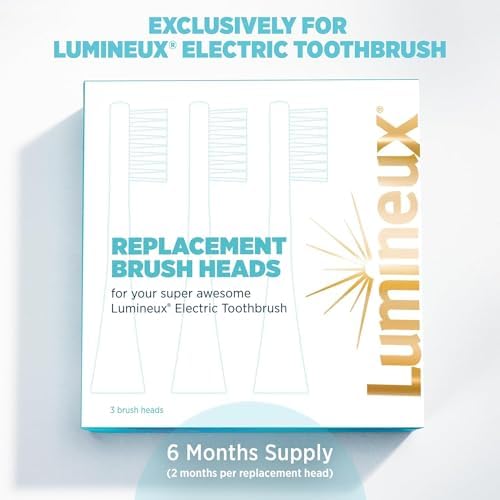 Cabezas de Repuesto Lumineux de Bambú 3 Piezas - Exclusivas para el Cepillo de Dientes Eléctrico Sonic Lumineux - Cabezas de Bambú con Cerda Suave - - imagen 2
