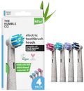 Cabezas de cepillo de dientes eléctricos de bambú The Humble Co compatibles con cepillos Oral B - Reemplazo con cerdas suaves - Cuidado dental y - imagen 1