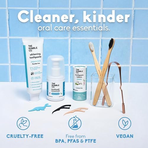 Cabezas de cepillo de dientes eléctricos de bambú The Humble Co compatibles con cepillos Oral B - Reemplazo con cerdas suaves - Cuidado dental y - imagen 6