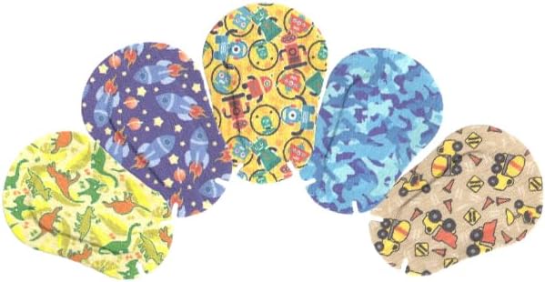 Parche para Ojos Ortopad® Bamboo para Niños, 50 Piezas (Tamaño Regular, 4+ años) Paquete Camuflaje Azul - imagen 2