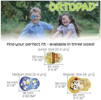 Parche para Ojos Ortopad® Bamboo para Niños, 50 Piezas (Tamaño Regular, 4+ años) Paquete Camuflaje Azul - imagen 4