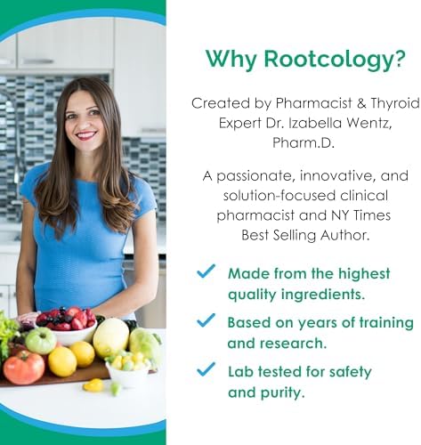 Rootcology de la Dra. Izabella Wentz | Selenio + Mio-Inositol | Mezcla Completa para Promover el Equilibrio Hormonal y la Salud del Sistema - imagen 4