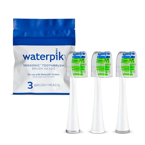 Cabezas de cepillo de repuesto Waterpik Sensonic Contour, 3 cabezales de cepillo, color blanco STWB-3WW-B - imagen 6