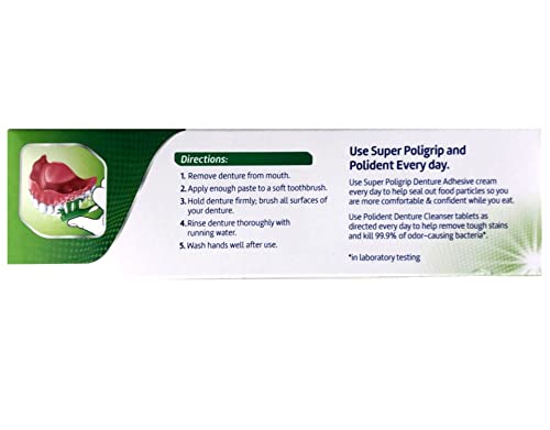 Polident Dentu-Creme, 3.9 oz (Paquete de 6) de GlaxoSmithKline - imagen 4