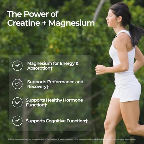 Creatina y Magnesio en Polvo Livingood Daily, Sin Sabor | 5g de Creatina Micronizada con Magnesio para Energía, Recuperación Muscular y Rendimiento | - imagen 6
