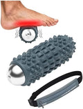 Pelota de Masaje Vibrante NHO, Rodillo de Espuma Vibrante para Alivio del Dolor Muscular, Bola de Liberación Miofascial de 4 Velocidades para Terapia - imagen 1