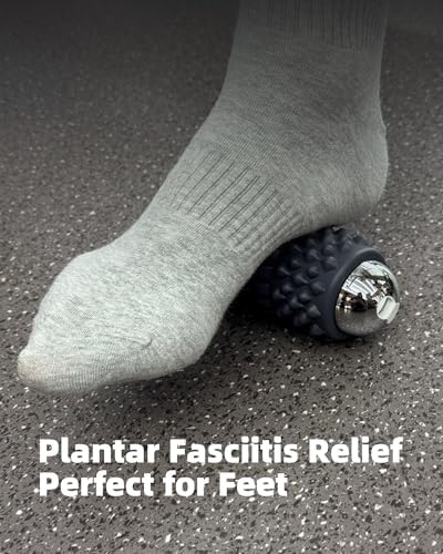 Pelota de Masaje Vibrante NHO, Rodillo de Espuma Vibrante para Alivio del Dolor Muscular, Bola de Liberación Miofascial de 4 Velocidades para Terapia - imagen 6
