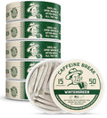 ALP Supply Co - Paquetes de Cafeína Wintergreen - Sabor Suave de Wintergreen - Energía Limpia y Potente - Hecho en EE. UU. - 50mg por paquete - 5 - imagen 1